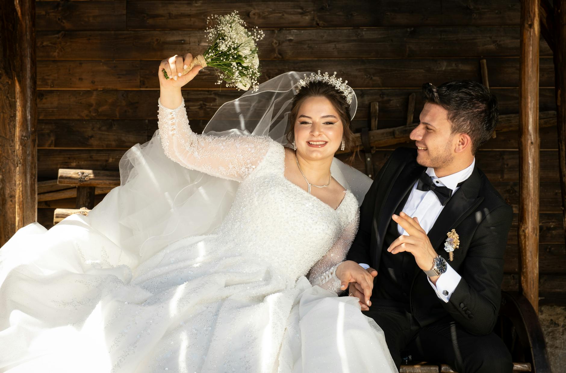 Pas getrouwd: Ayla en Stijn in Hasselt