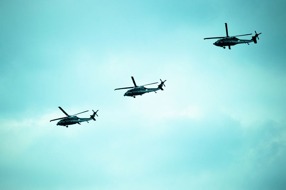 Geluidsoverlast door helikopters boven Rotterdam