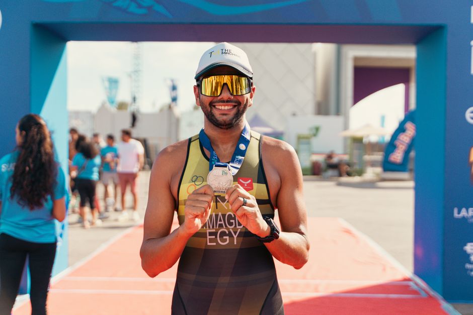 Jong stel viert feest in triatlon van Zierikzee