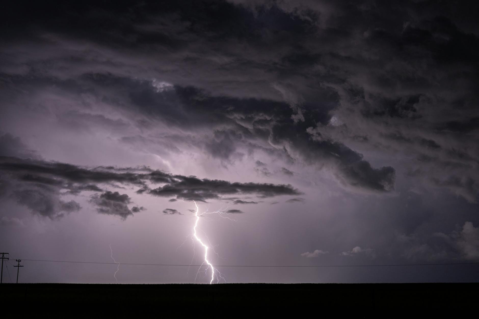 Code geel wegens onweer met hagel en windstoten