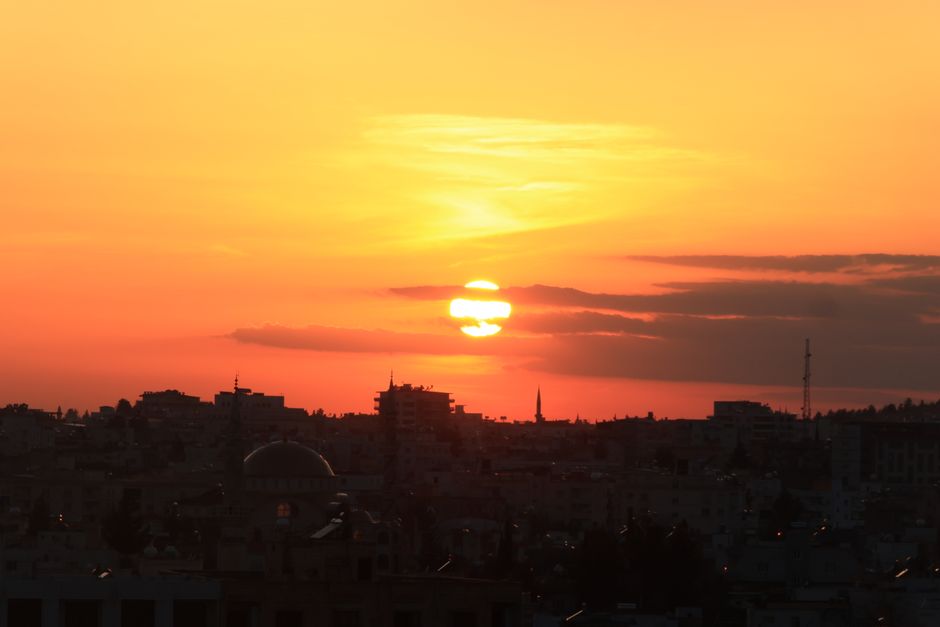 Wauw... wat een zonsondergang!