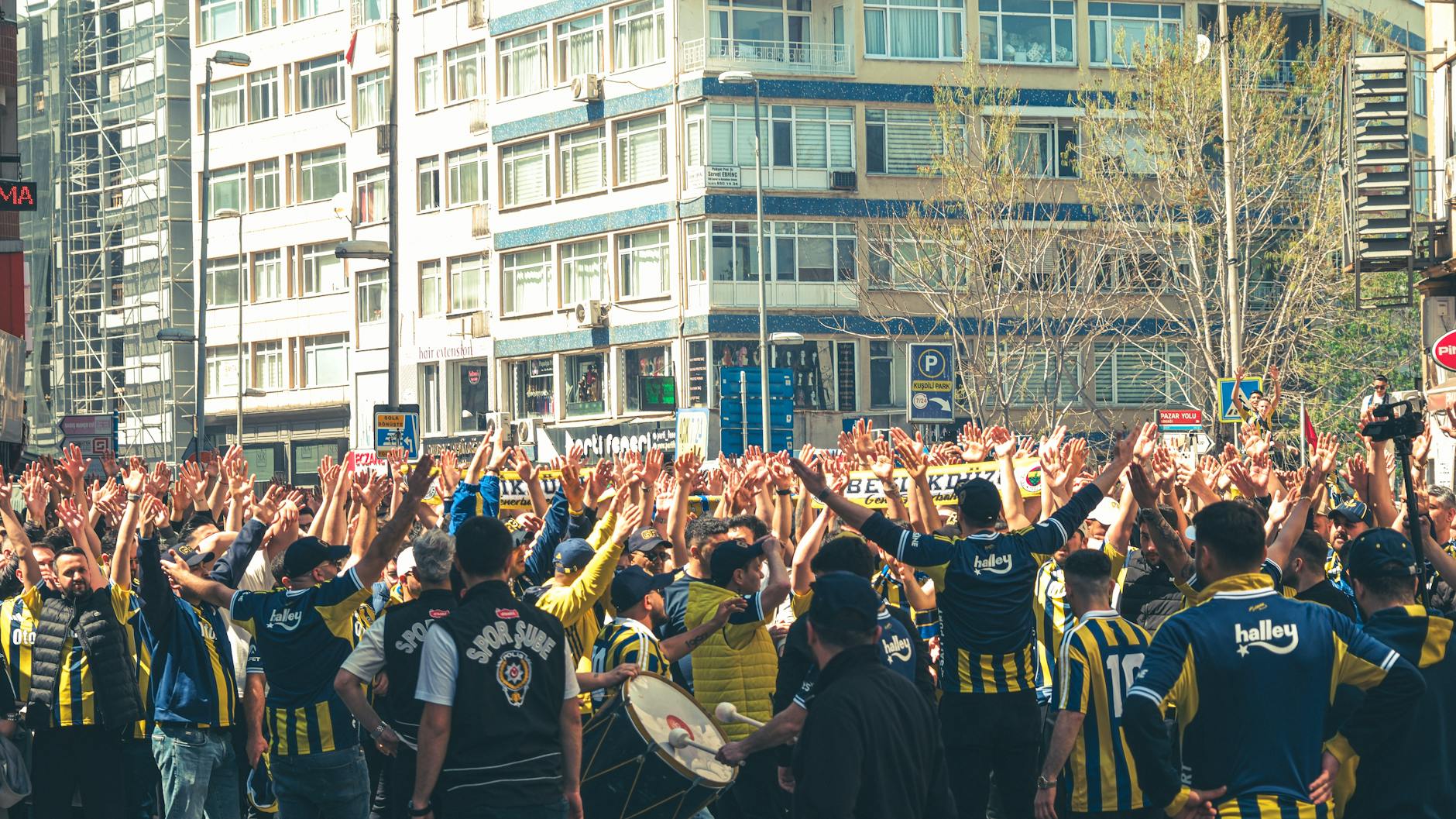 Champions League-finale: winkels gebarricadeerd