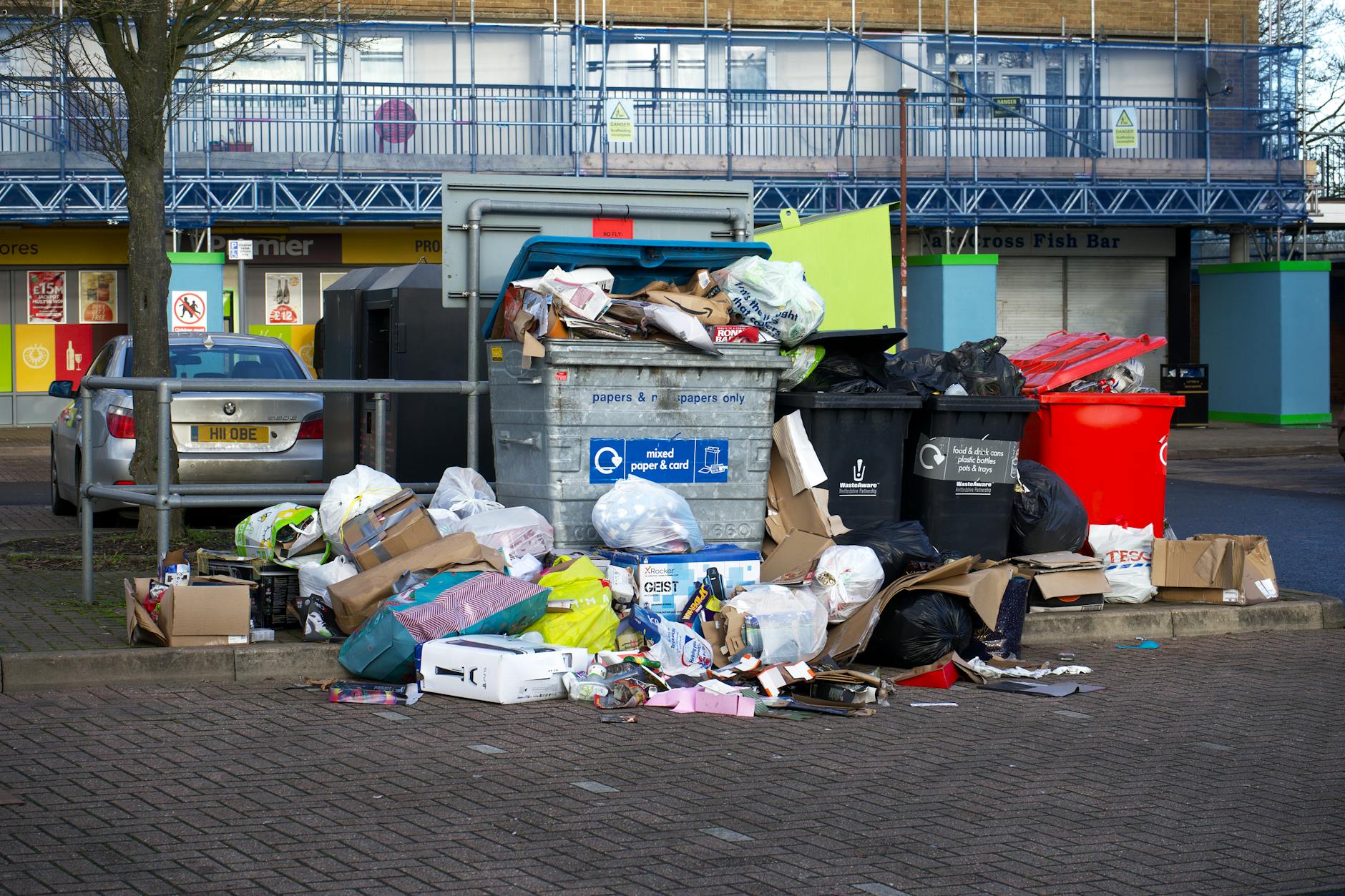 Troep op straat